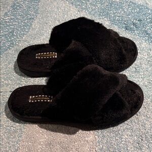 Laines London Furry Slippers, Sz M